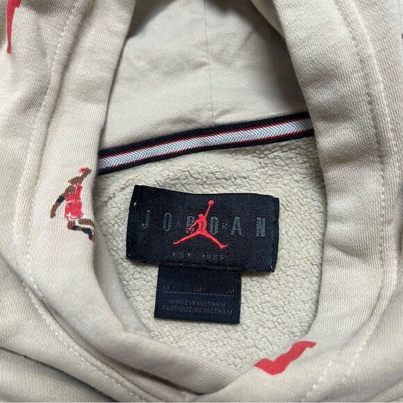 Nike AIR JORDAN Essential Jumpman Hoodie DV9392-206 Rattan Mens Size Med READ - Picture 3 of 8